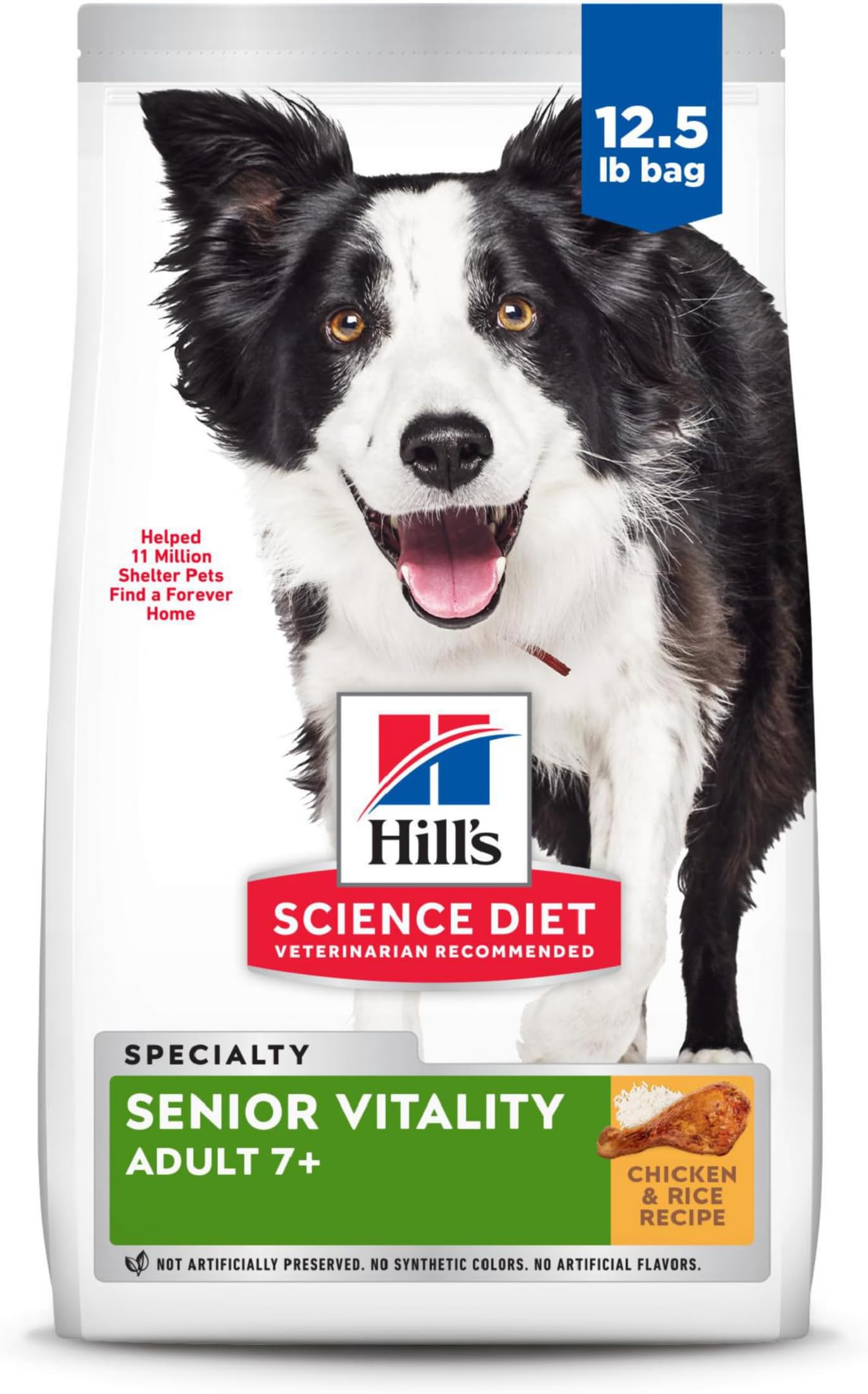 Hill's Science Diet, Alimento para Perro Youthful Vitality 7+ años, Seco (bulto) 5.7kg Amazon