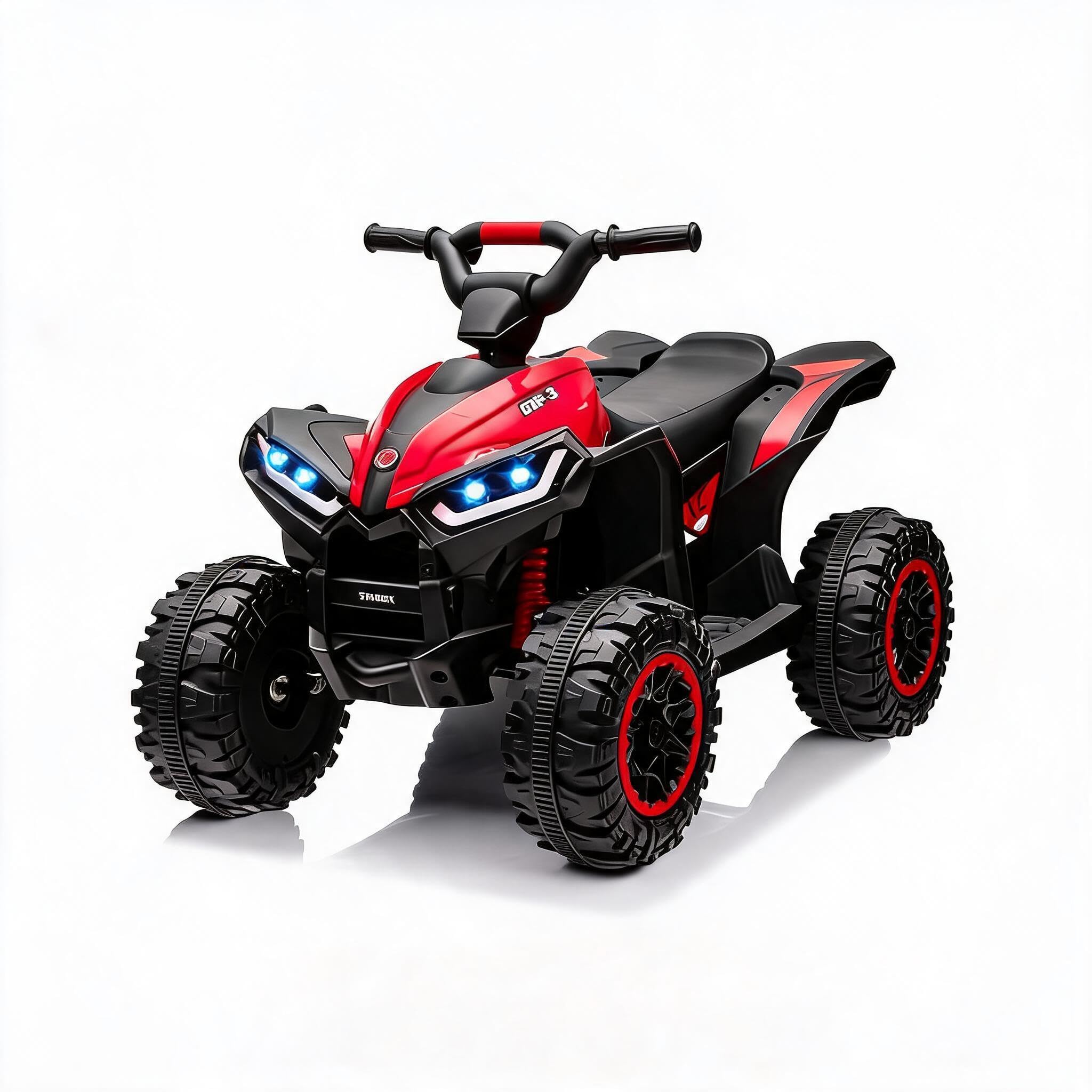 12V Kids Electric Quad Bike Ride-On ATV with Remote Control, Red — image 1
