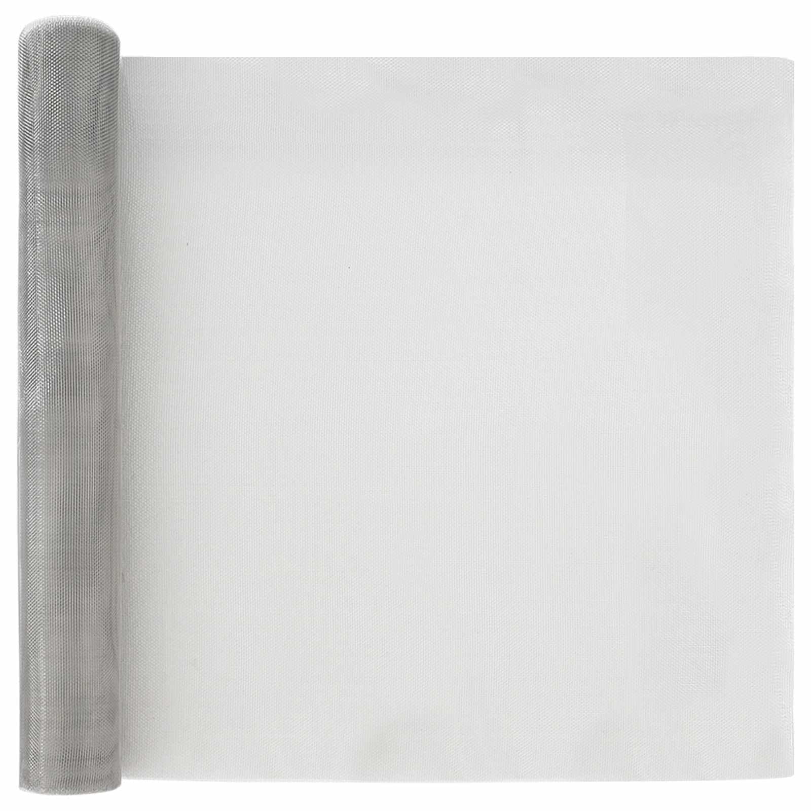 Siatka druciana ze stali nierdzewnej, 60 x 2000 cm, srebrna siatka 18 do ochrony prywatności, ogrodzenia, klatek dla zwierząt, projektów DIY, trwała, odporna na warunki atmosferyczne, odporna