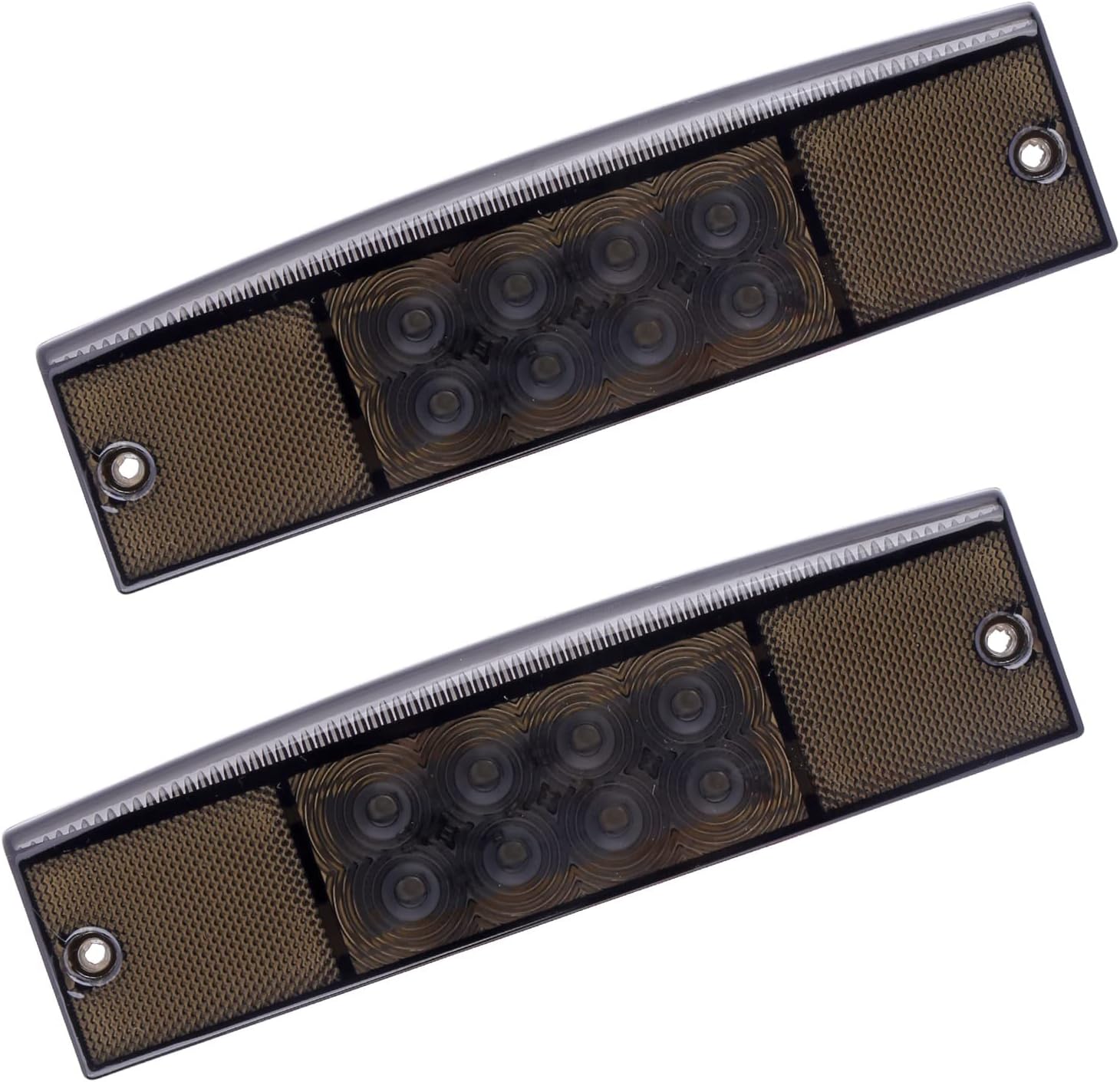 2PCS Tail Light Black LED For Polaris Ranger 400 500 570 800 EFI MIDSIZE EV(Both Side), Replace #2411450