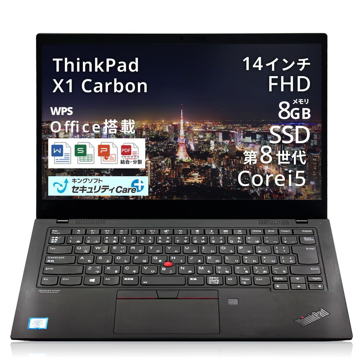 A*K様 動作確認済み Lenovo ThinkPad X1 ノートPC ID: Amazon.co.jp: 【整備済み品】 中古ノートパソコン ThinkPad X1 CARBON