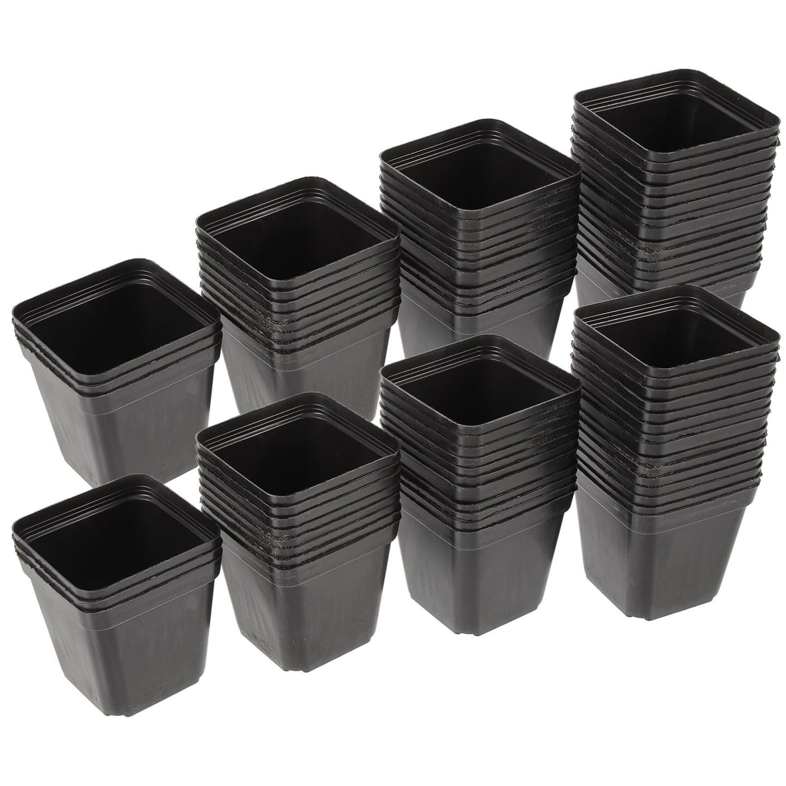 ifundom 120pcs Drainage Germination Pots Durable Seedling Planters for Succulent Flower Planting Lightweight Nursery Pots for Home and Garden Use