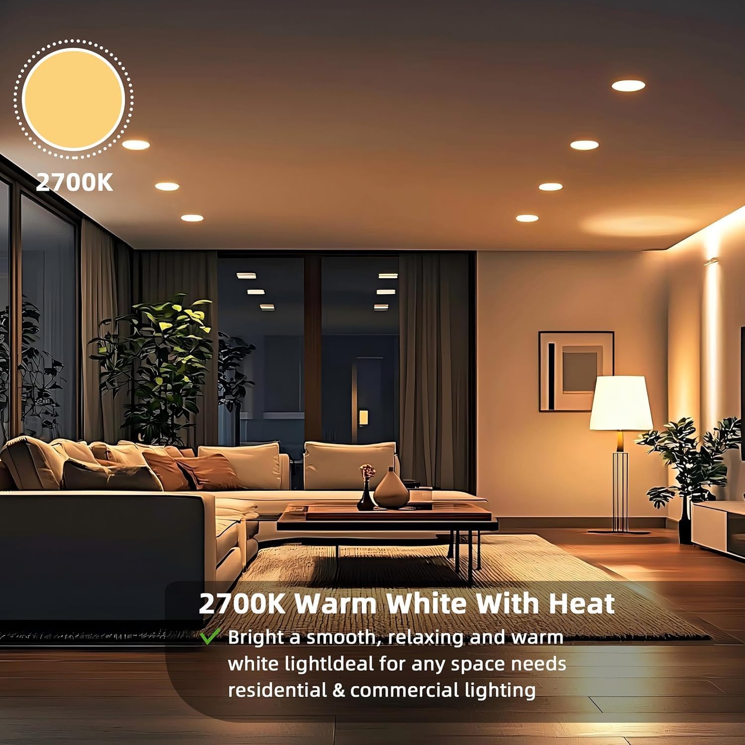 PAR30 Long Neck 60W Halogen Light Bulbs,120V 60W PAR30Flood Light Bulb, E26 Medium Base, 2700K Warm Lighting, 3000 Hours for Recessed Light Bulb(6 Pack)