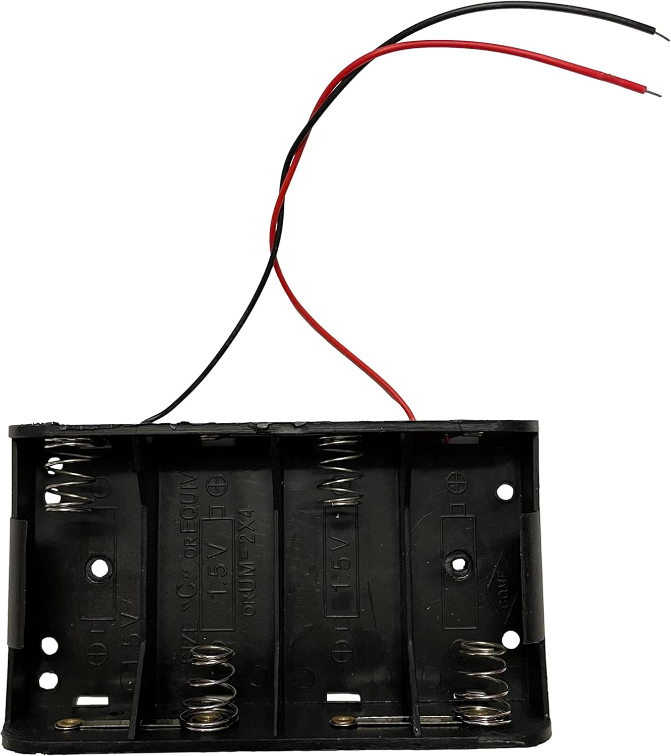 C Cell Battery Holder 3V C Size Battery Case Box with Wire