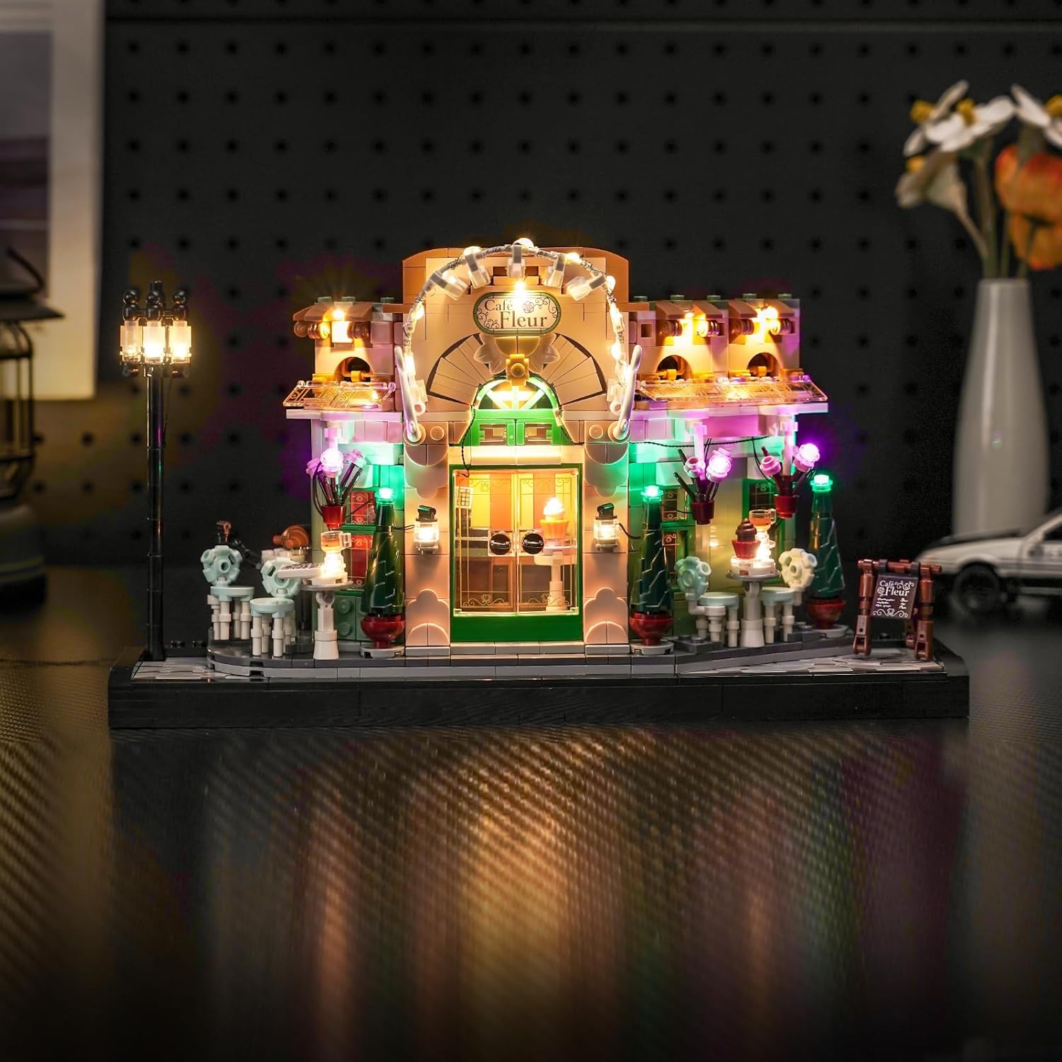 LED Lighting Compatible with Lego French Café 10362, Light Kit Compatible with Lego 10362, NOT Included The Model Set - JUST Lights