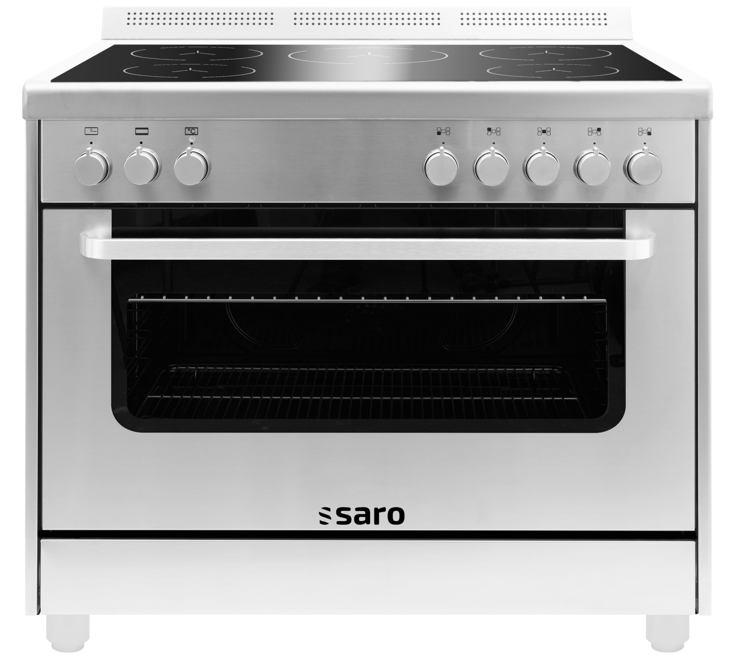 SARO Induction Cooker + Electric Oven TS95IND61X Silver