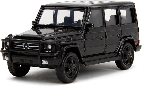Jada Pink Slips 132 W1 Mercedes Benz Clase G 4x4 Coche fundido a presión, juguetes para niños y adultos (negro)