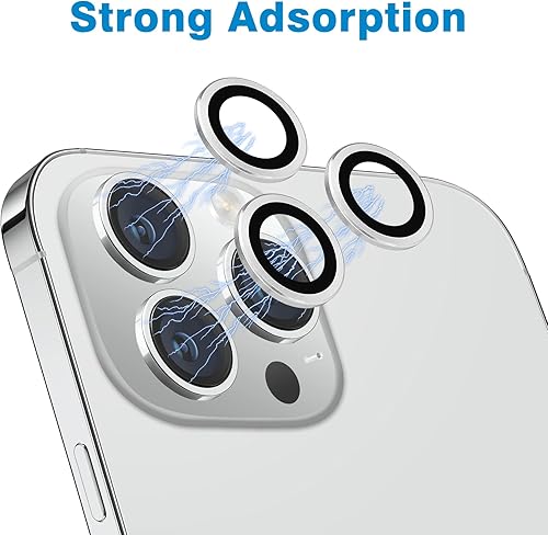 Miniatura 36 de Protector de lente de cámara compatible con iPhone 12 Pro Max, protector de pantalla de vidrio templado 9H antiarañazos, protector de pantalla