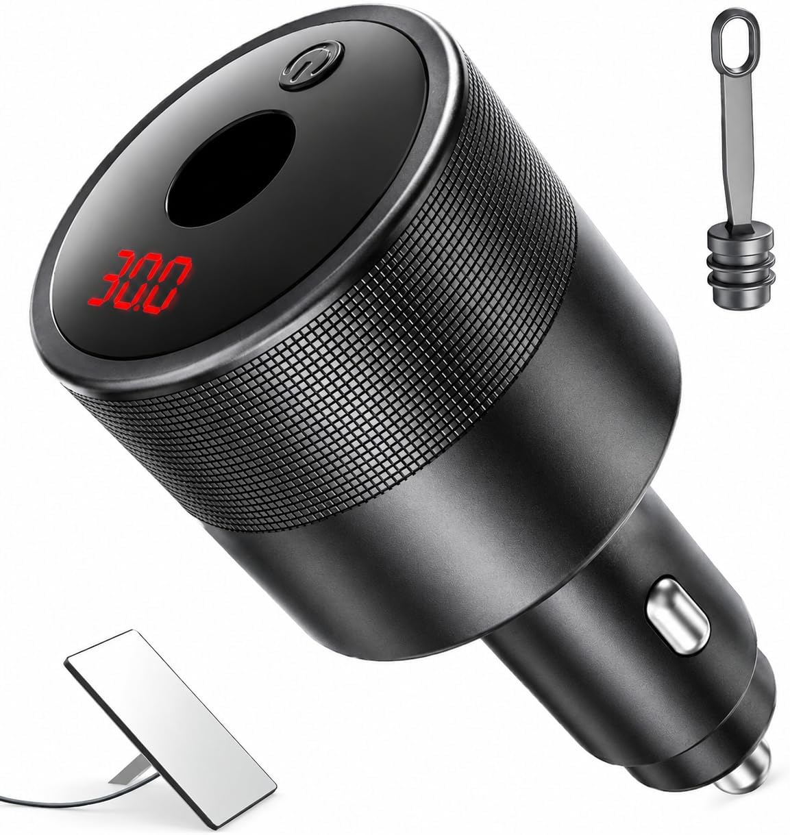 Starlink Mini Car Adapter, 12V to 30V DC Step Up Converter with Digital Voltage Display, 60W Cigarette Lighter Charger, Compatible with 16AWG 30M Cable, Starlink Mini Accessories for RV, Boat