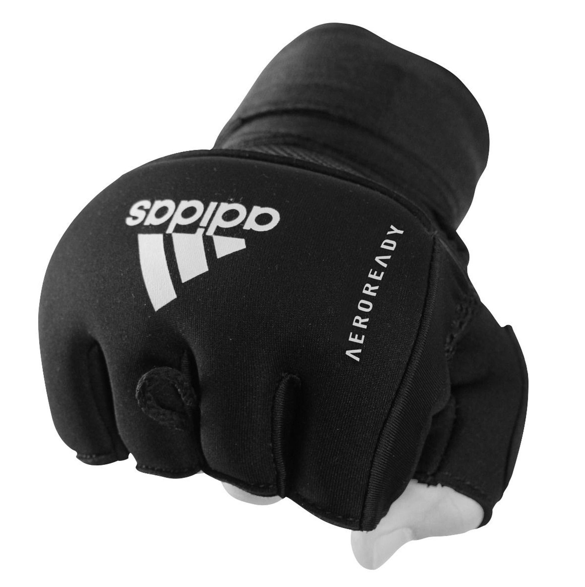 adidas Padded Knuckle Hand Wrist Protector Gloves, Boxing, Fitness Classes, Large/X-Large, Neoprene 10mm Gel, Quickwrap, Stretch Support, Adults Kids