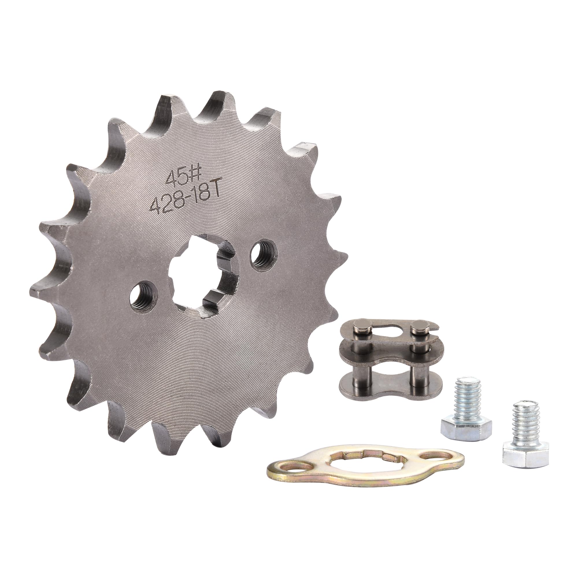 Amazon.com: WOOSTAR Motorcycle 428-18T Front Sprocket 17mm for