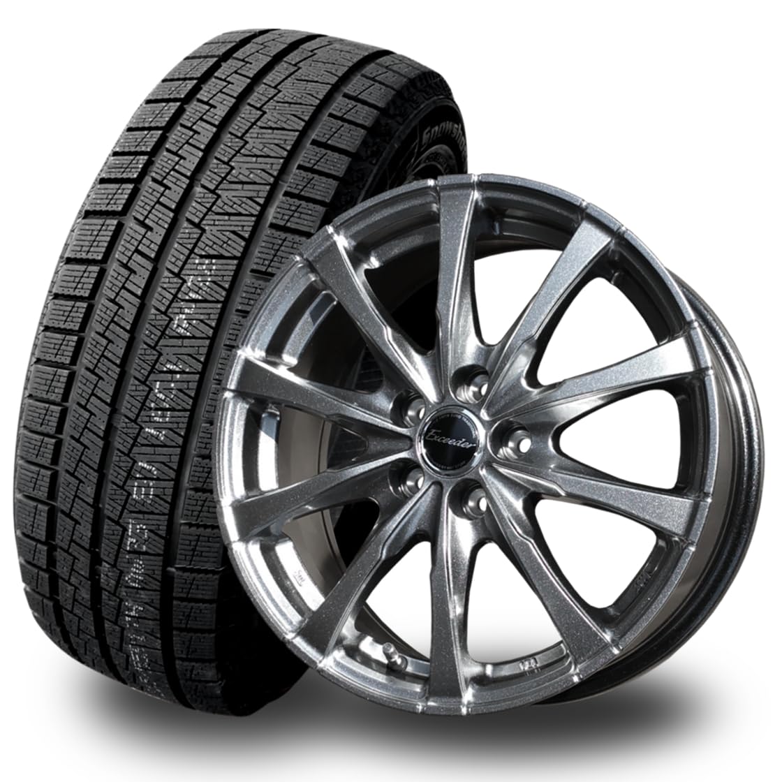 Ｗedsアルミスタッドレス4本セット黒ナット付トヨタカローラツーリングで使用 Amazon | 205/55R16 スタッドレスタイヤ&ホイール4本セット カローラ