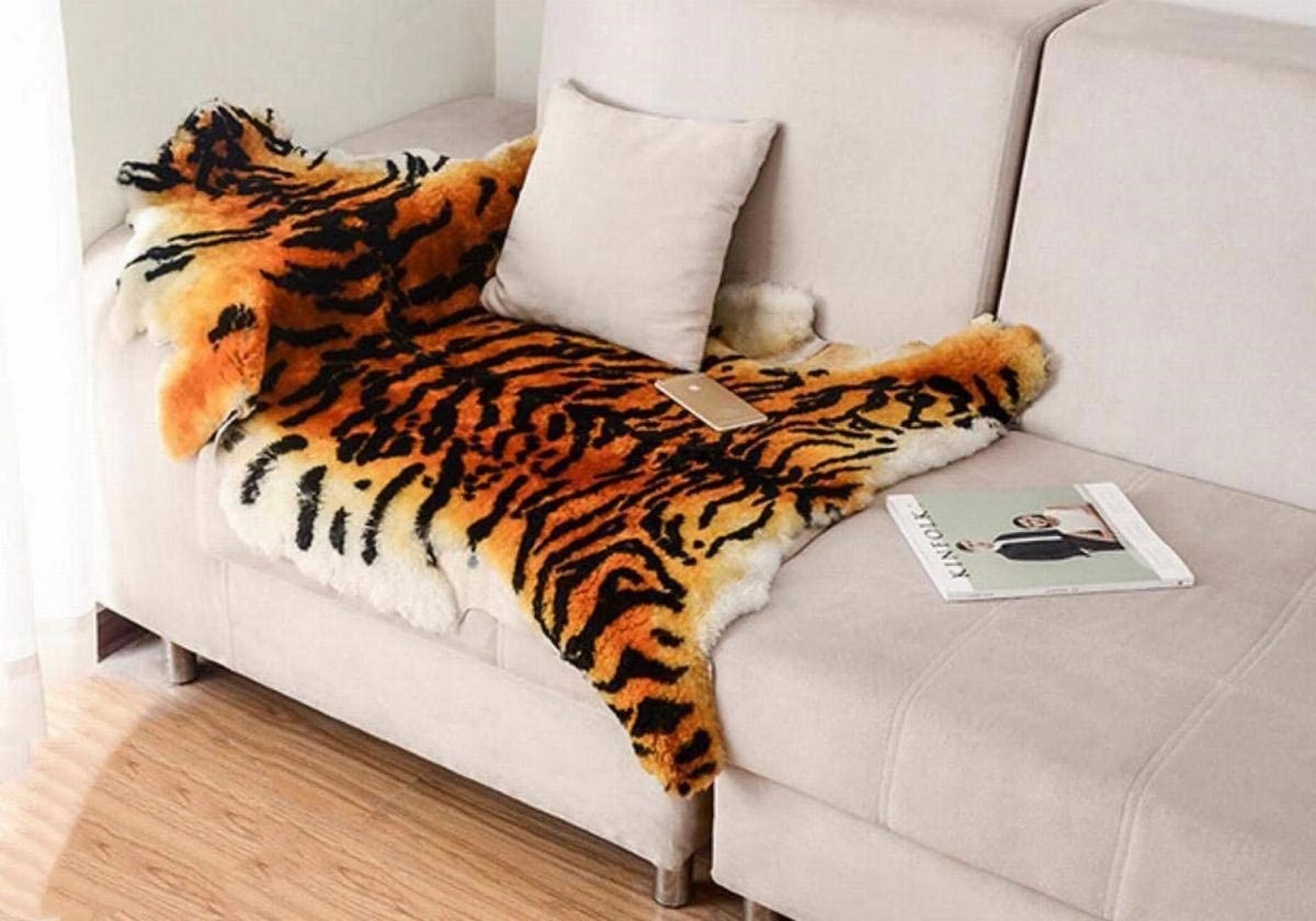 Amazon.com: Gracefur Tiger Rug for Nursery - Fluffy Shaggy