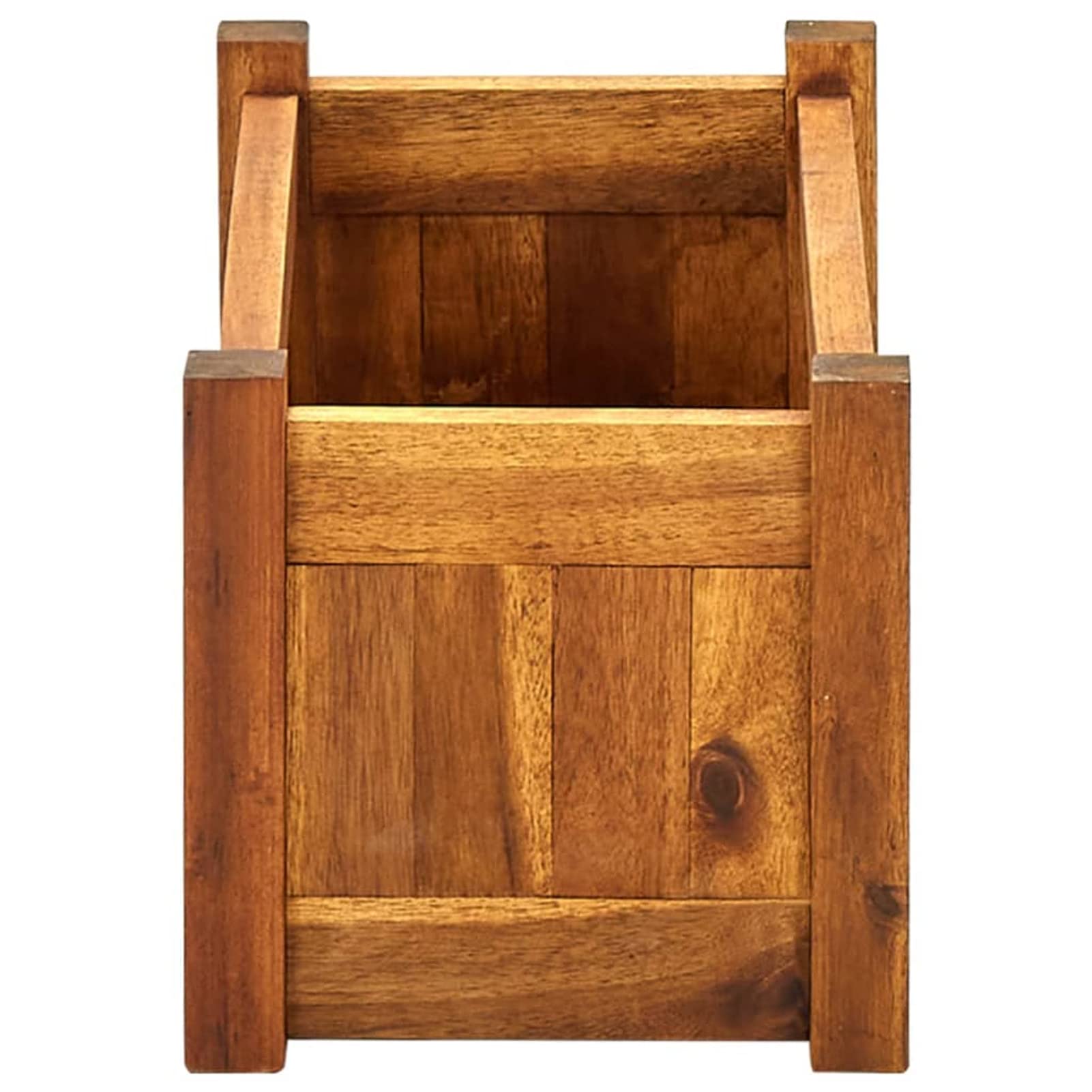 ShGaxin Arriate, Tavolo da coltivazione, Orto Domestico, Coltivazione di piante aromatiche, Arriate da giardino, in legno di acacia 50x25x25 cm