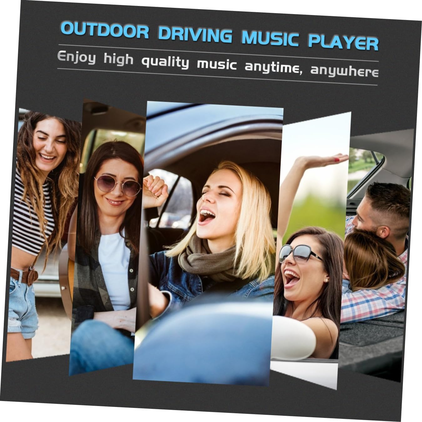 600w 8-inch Aluminum Alloy Auto Under Seat Subwoofer Speaker, High Power Amplifier Car Bass Speaker for Vehicle Audio System