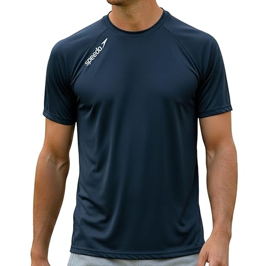 Camiseta Dry Fit Academia Speedo Esportiva Masculina T-Shirt Raglan