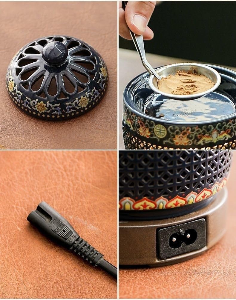 Amazon|電子香炉電気香炉、 香炉家庭用温度調節可能電気香炉、光で Amazon|電子香炉電気香炉、 香炉家庭用温度調節可能電気香炉、光で