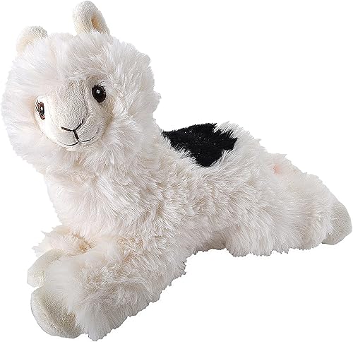 WILD REPUBLIC Ecokins Mini, Llama, animal de peluche, 8 pulgadas, regalo para niños, juguete de peluche, hecho de botellas de agua recicladas