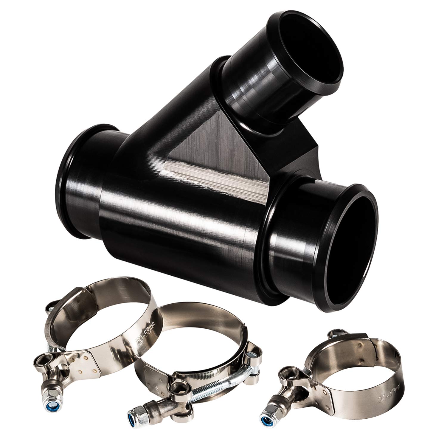 BELIFLY Weldless Dual Radiator Coolant Y-Pipe