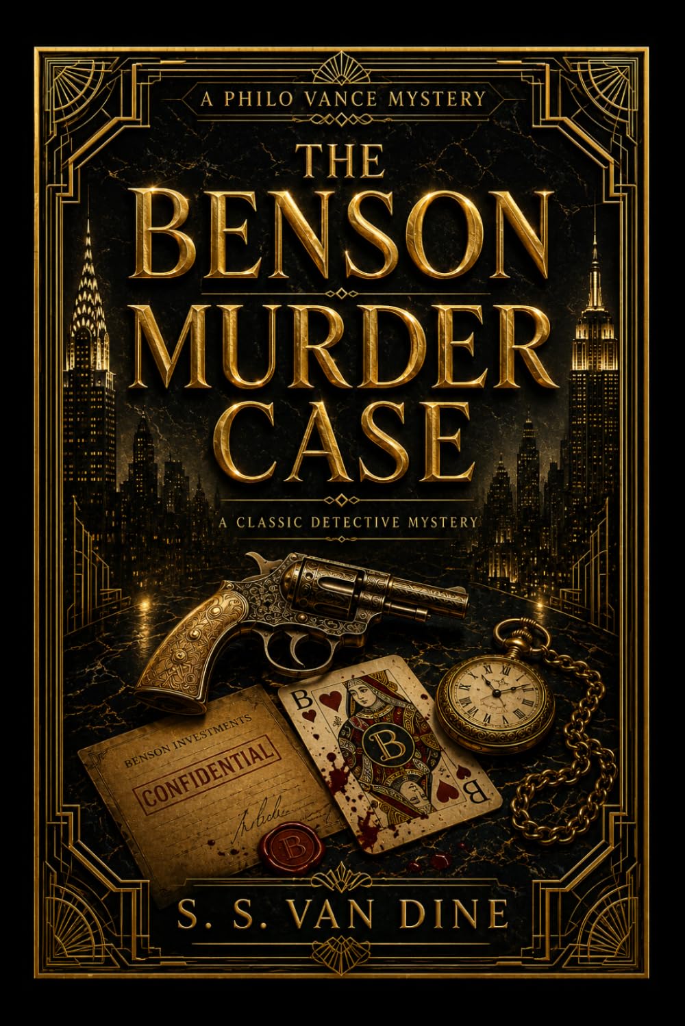 The Benson Murder Case : A Classic Philo Vance Mystery: Illustrated Edition
