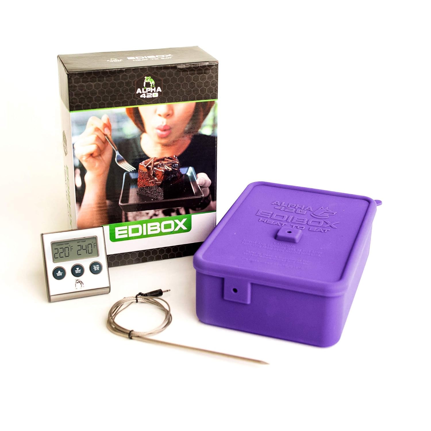 Decarboxylator Box, Silicone Baking Kit to Decarb Herbs & Infuse into