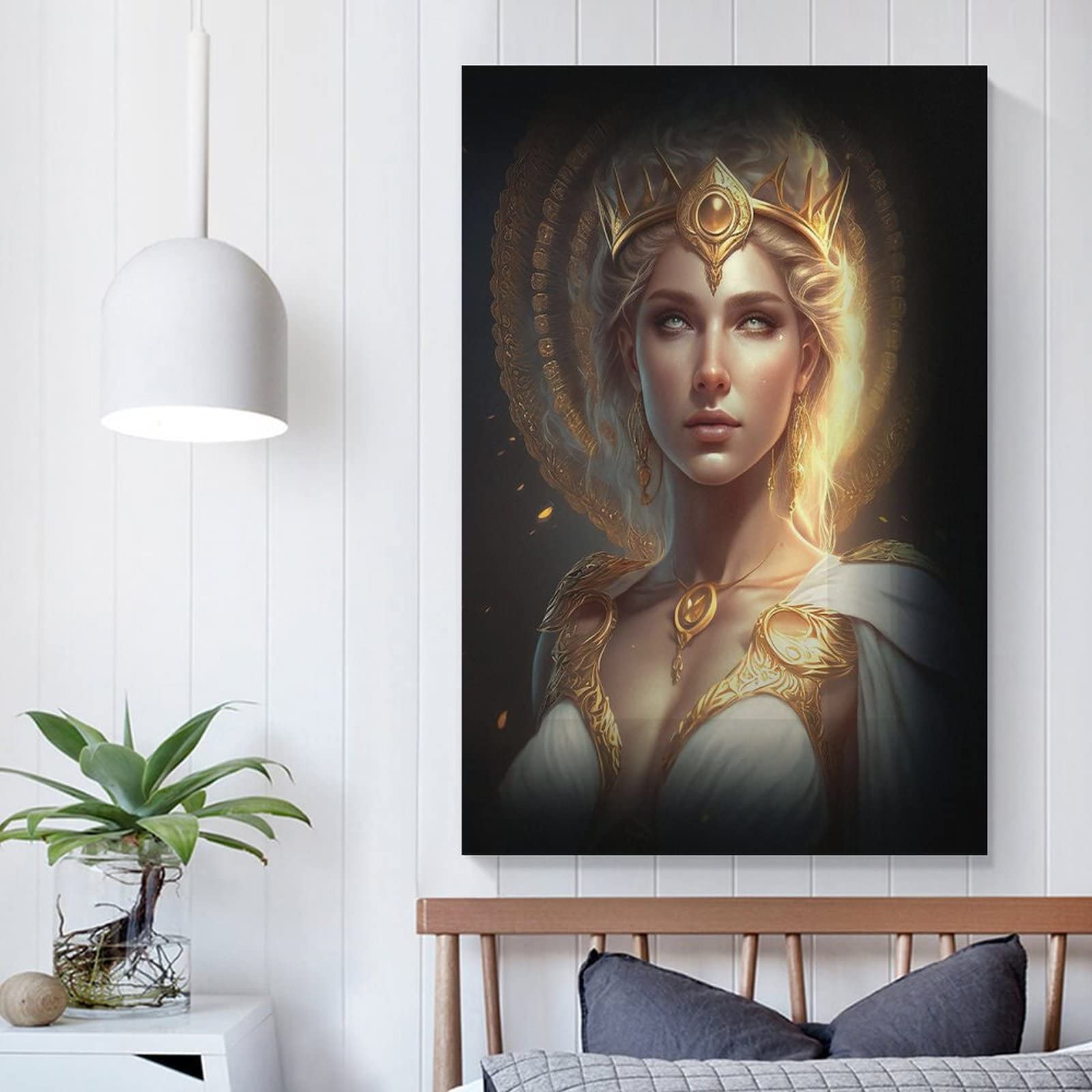 Stampa Su Tela Afrodite Mitologia Greca – Poster Quadro Senza Cornice 60x80 Cm, Arte Antica Roma, Decorazione Parete Per Soggiorno E Ufficio