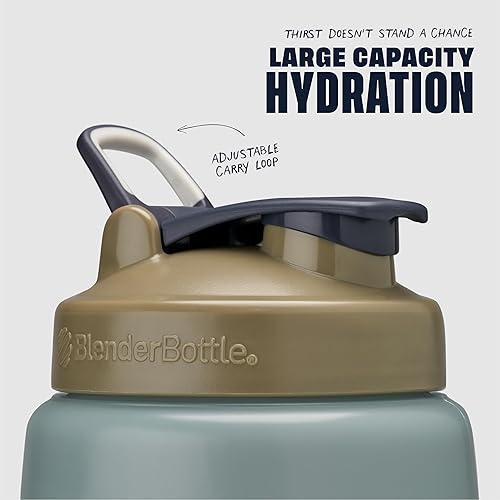 Miniatura 4 de BlenderBottle Hydration Koda V1.5, botella de agua de medio galón, 74 onzas, bronceado a todo