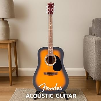 Amazon | Fender Dreadnought アコースティックギター - サンバースト