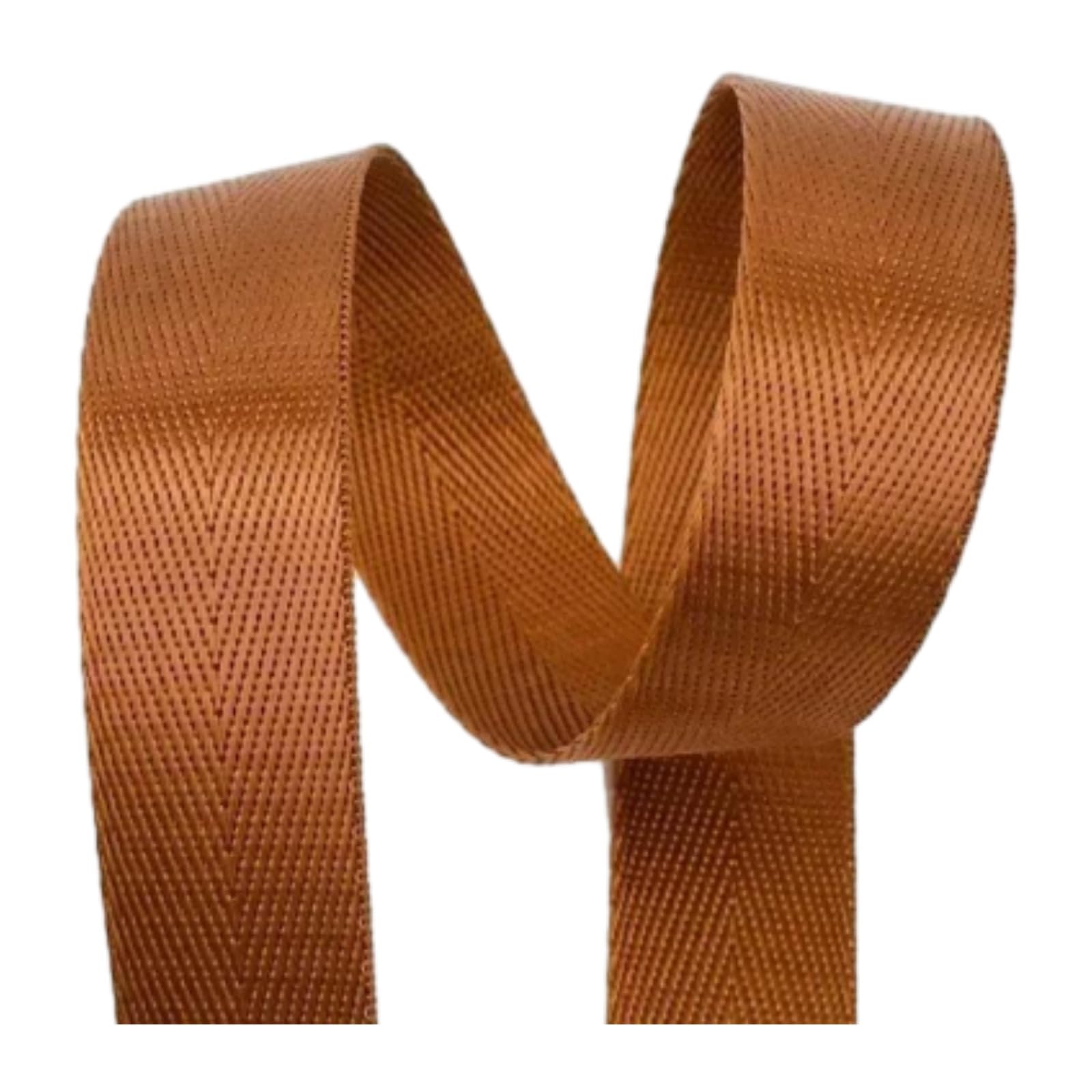 5M 20-38mm Nylon Webbing Band, Strap Bag Backpack Material, Sewing Binding Tape,Brown,25mm โ image 1
