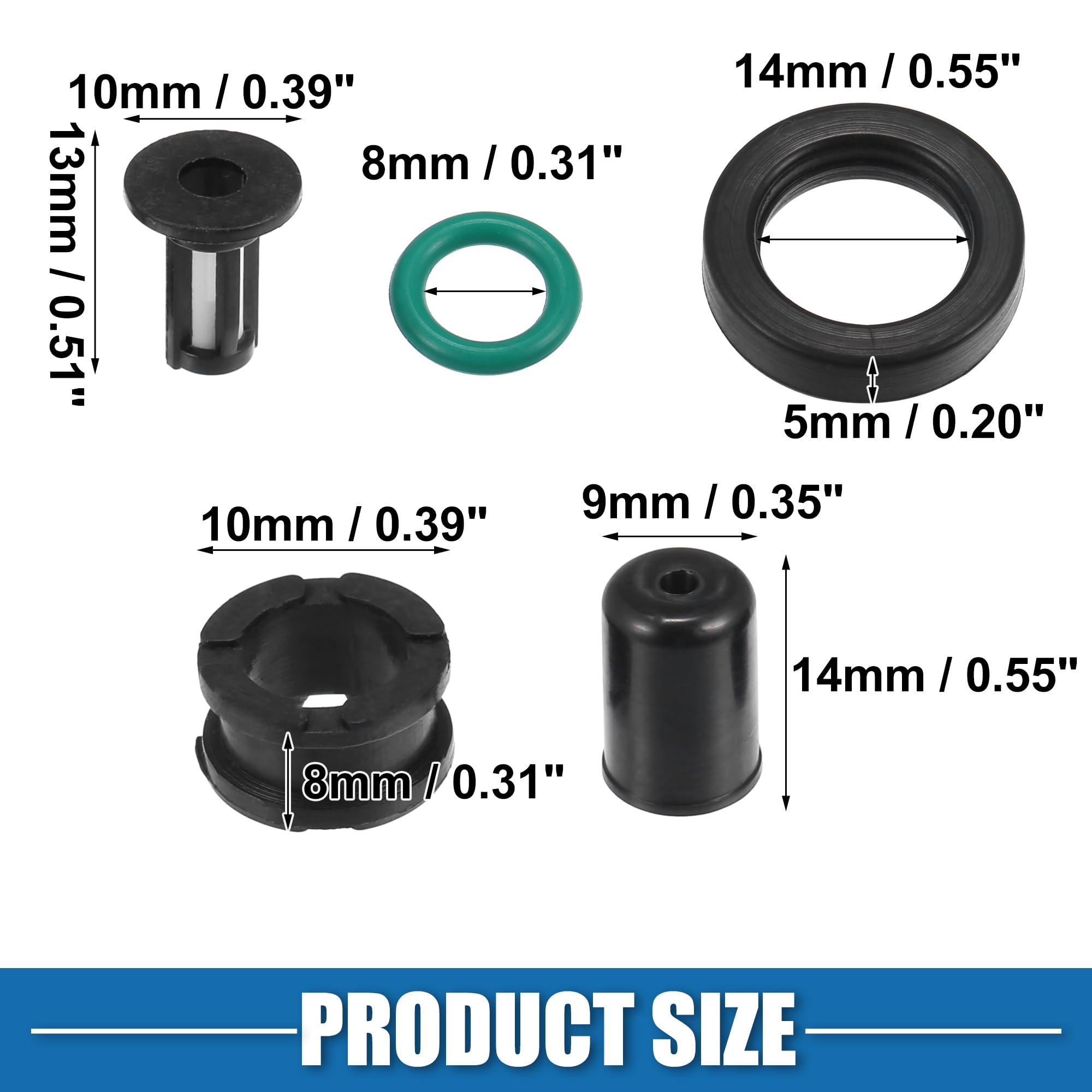 Yamaha HPDI Outboard Fuel Injector Seal O-Ring Mystery Filter Kit – The - Foto 5