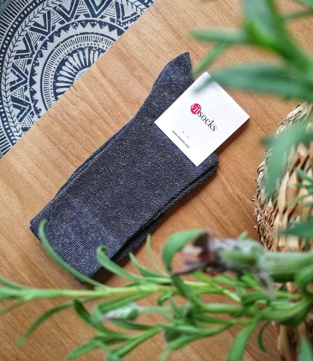 vitsocks Calzini Estivi LINO-COTONE Extra Traspiranti Uomo (3 PAIA) Sottili Leggeri