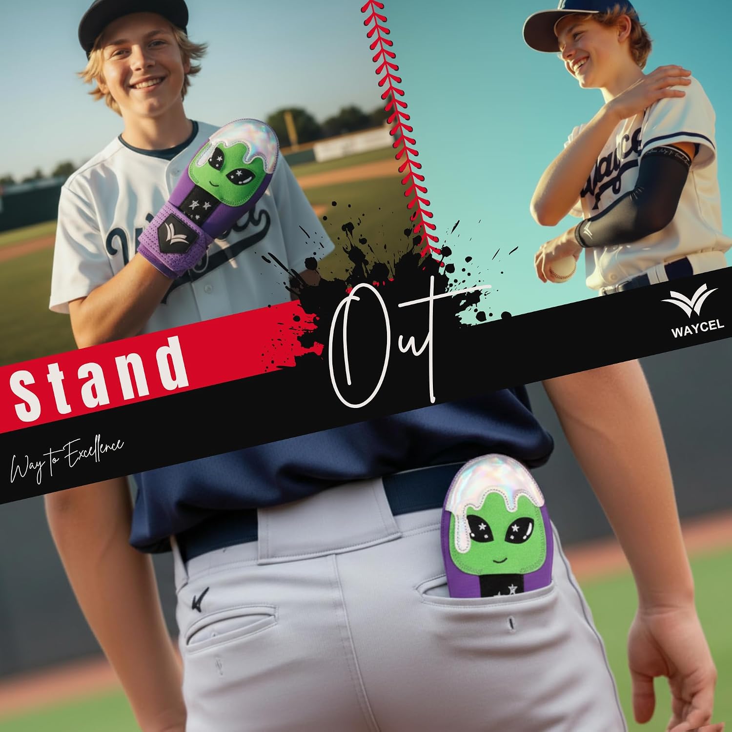 Sliding Mitts - Baseball Sliding Mitt for Youth - Ice Cream Sliding Mitt Baseball - Softball