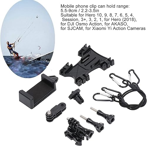 Miniatura 3 de KIMISS Kitesurfing Kitesurfing Kit adaptador de soporte de línea de kitesurf de montaje en línea de kitesurf rotación de 360 grados para la serie de