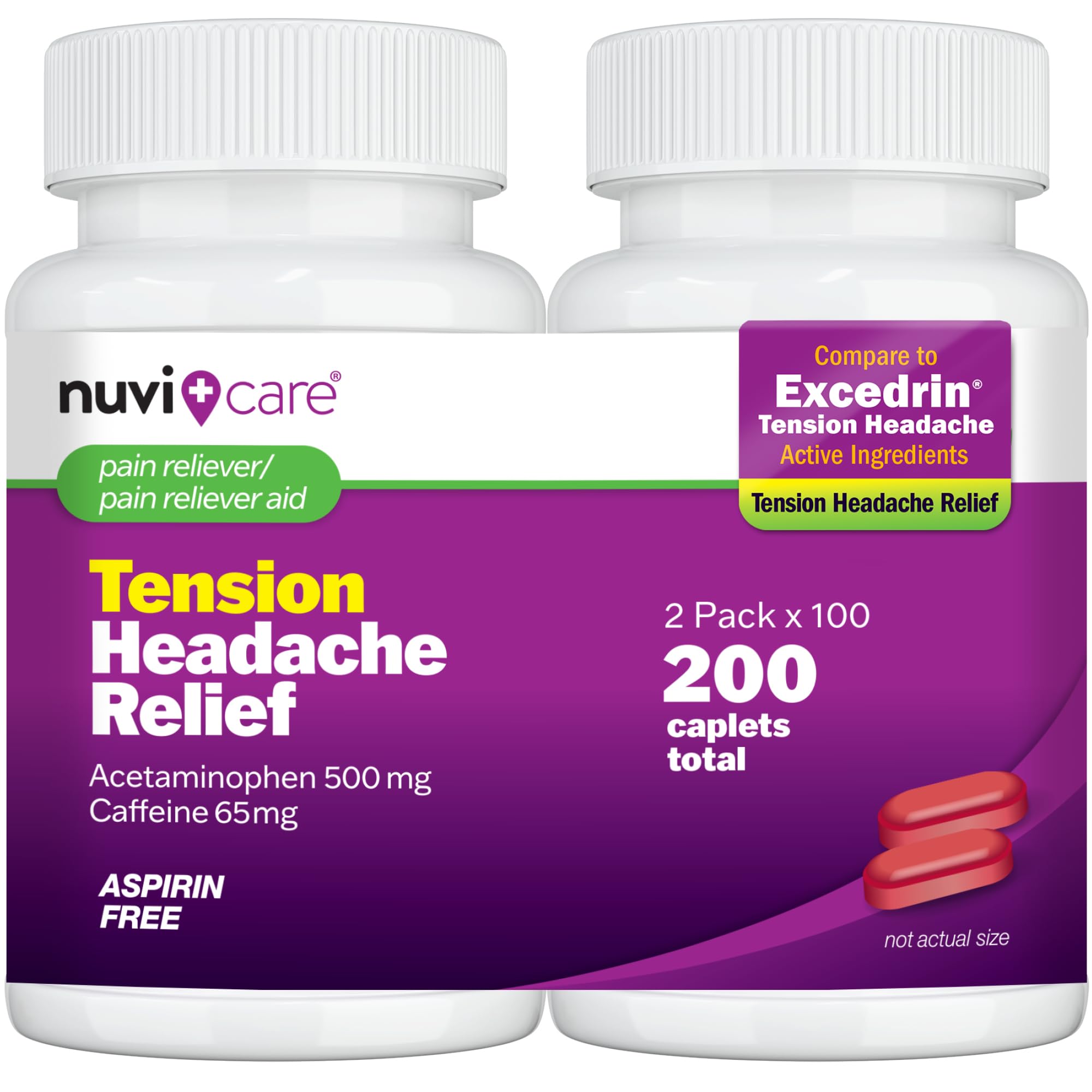 NUVICARE Tension Headache Relief Pills