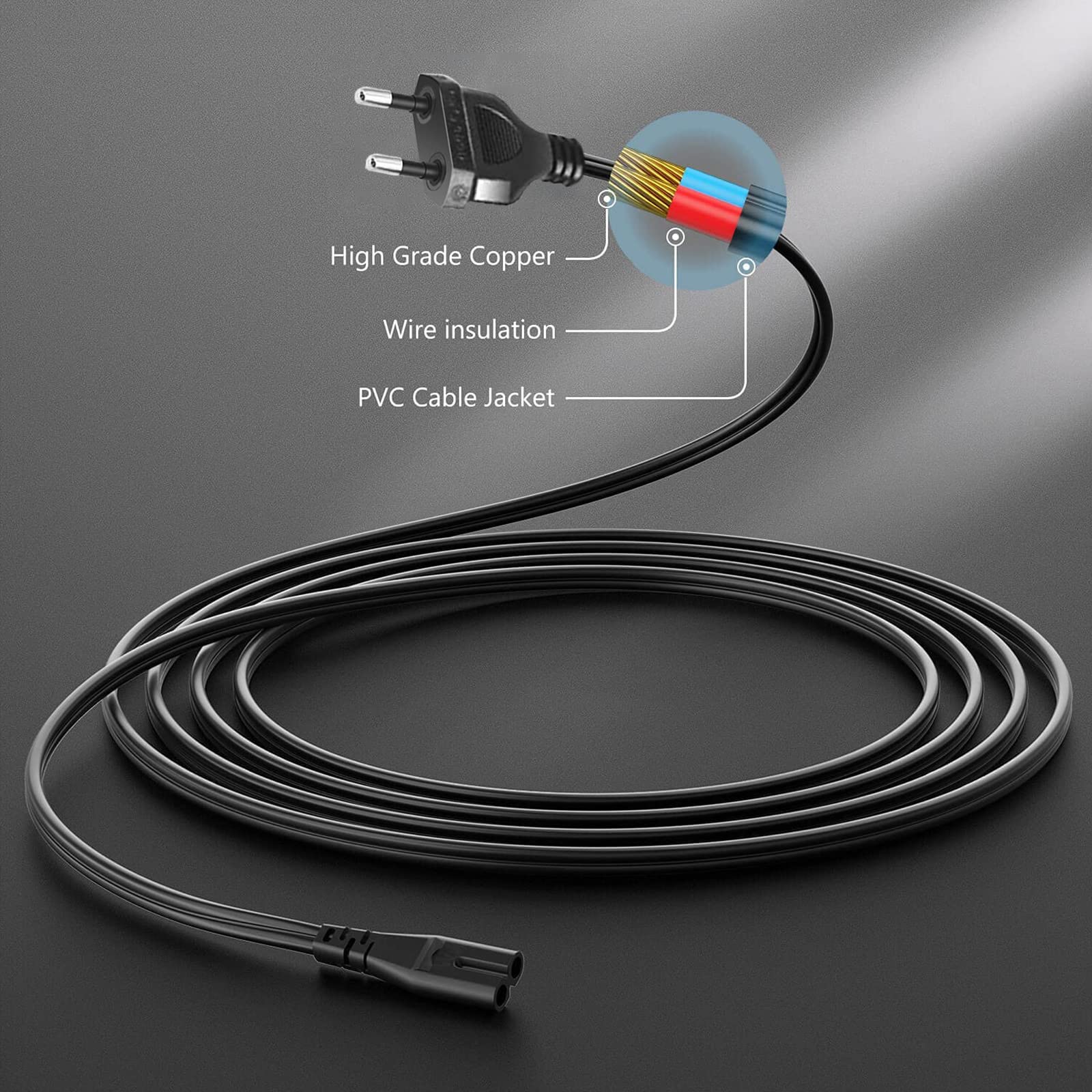 Alimentatore AC-L100 Alimentatore AC L100 Kit caricatore sostitutivo per Sony AC-L100 AC-L15 AC-L10 AC-15A AC-L10A Handycam DCR-TRV MVC-FD DSC-S30 DSC-F707 DSC-F717 DSC-F828 fotocamere