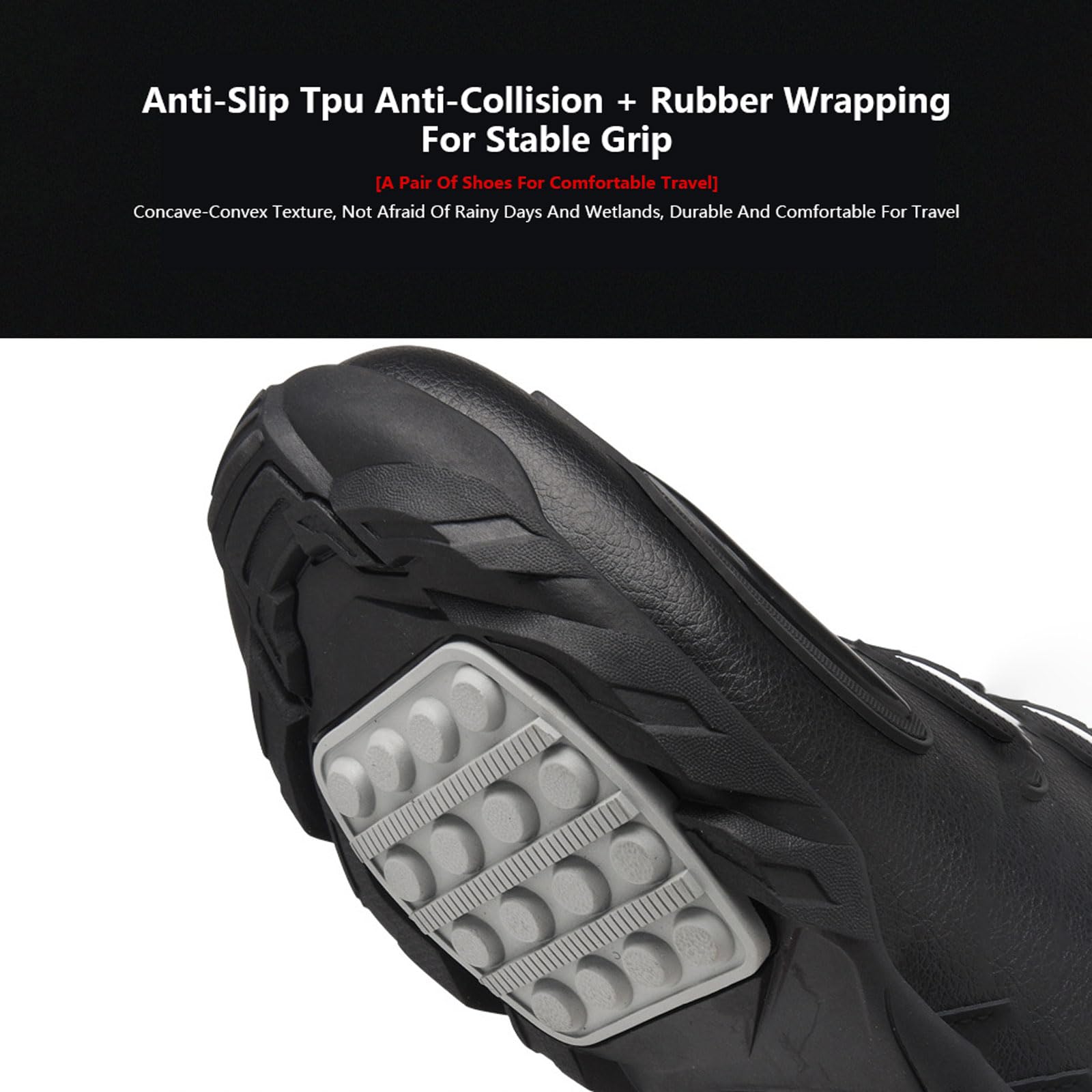 Chaussures De Moto DéContractéEs AntidéRapantes Bottes De Moto Chaussure Moto Femme Respirantes Semelle AntidéRapante DéContracté pour Voyager RandonnéE Camping Trekking VéLo