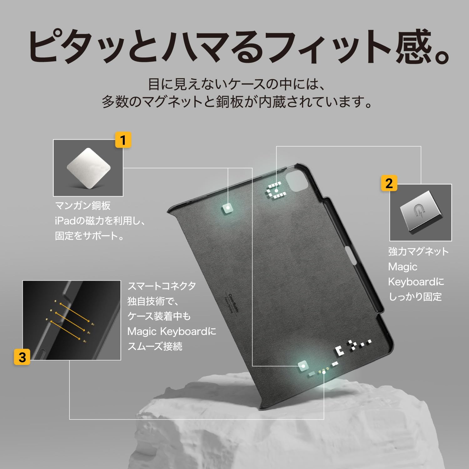 Amazon | 【MagEasy】 iPad Pro 13インチ 2025 M5 対応 ケース Apple