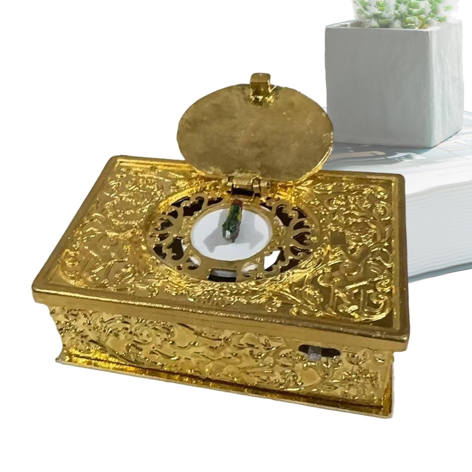 Cajas de música vintage con relieve tridimensional Gungtj para decoración de salones