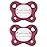 Chicco PhysioForma Dual Soft Orthodontic Pacifier, 16-24m | 100% Soft Silicone | Supports Breathing & Oral Development | One-Piece Design | Flex-Shield | Sterilizing Case | BPA Free | Mulberry, 2pk