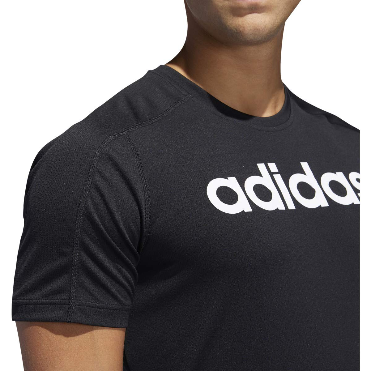 adidas Men's Designed 2 Move Linear Logo Tee, Black/White, Medium :  Amazon.ca: Clothing, Shoes \u0026 Accessories