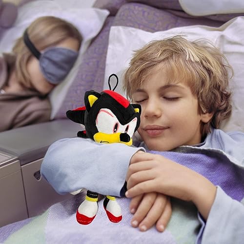 Miniatura 6 de Gavya Muñeco de peluche sónico, juguete de The Hedgehog 2 The Movie Knuckles de 12 pulgadas, almohada de felpa de animales de peluche, regalo para