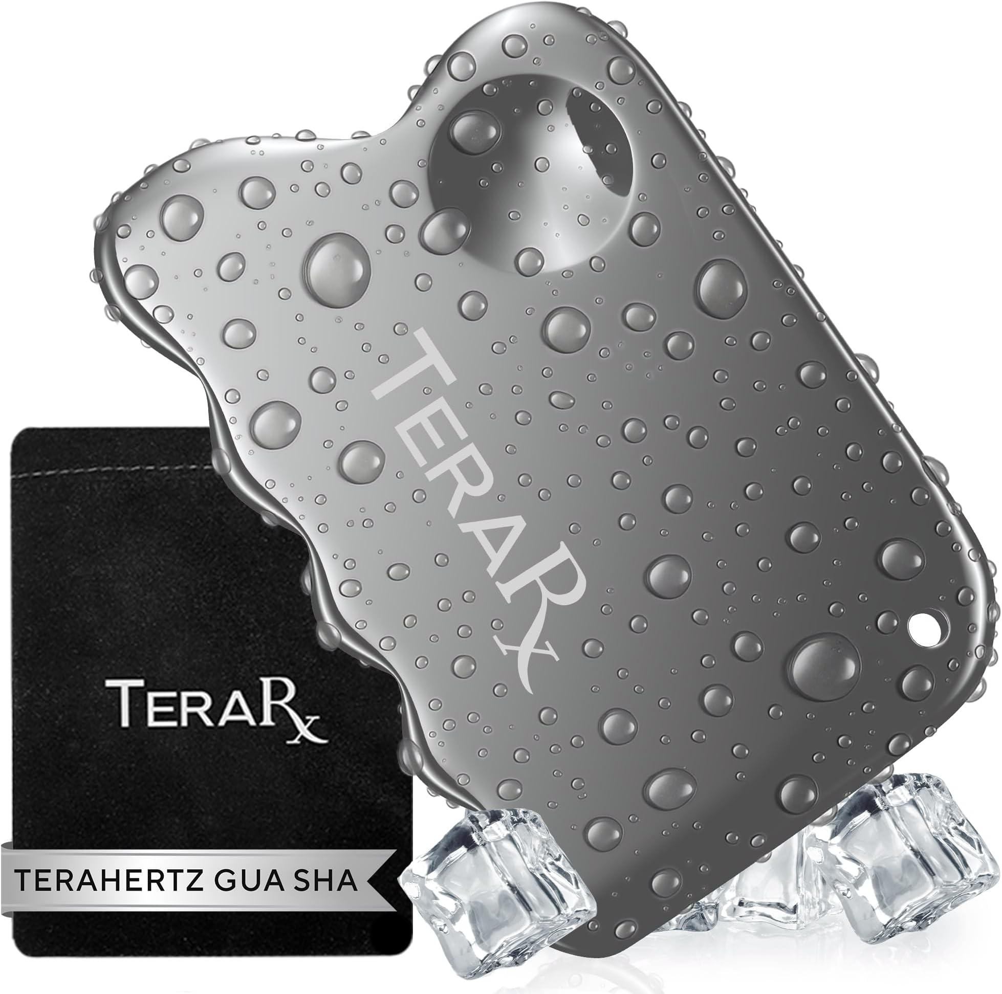 Terahertz Stone Gua Sha & Massage Tools – Authentic Terahertz Tools for Lymphatic Drainage, Tension Relief, and Facial Relaxation (Body Gua Sha)