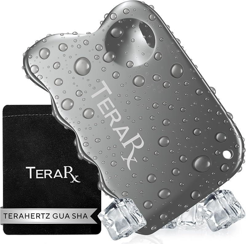 TeraRX Gua Sha corporal de pedra Terahertz com bolsa