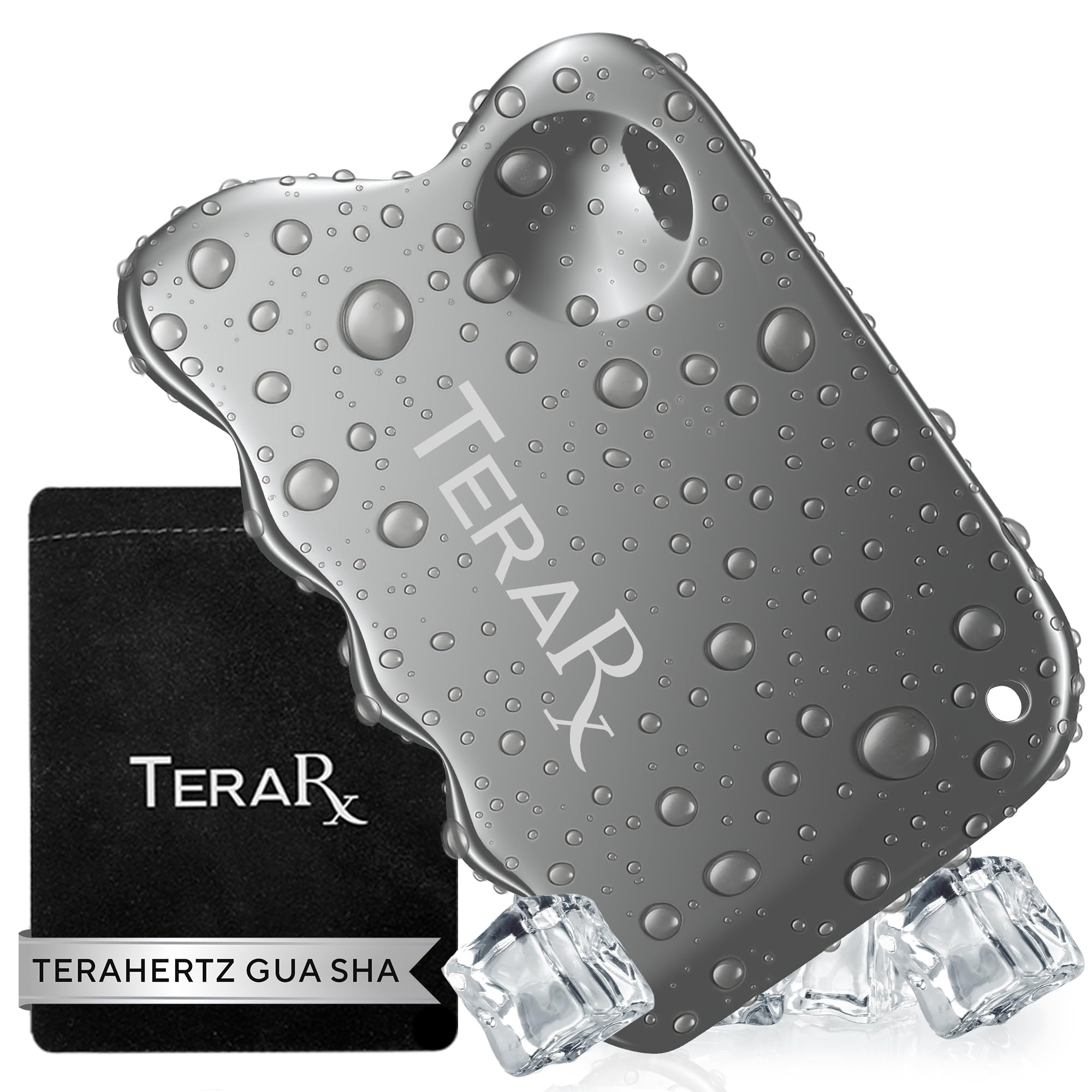 Terahertz Stone Gua Sha & Massage Tools – Authentic Terahertz Tools for Lymphatic Drainage, Tension Relief, and Facial Relaxation (Body Gua Sha)