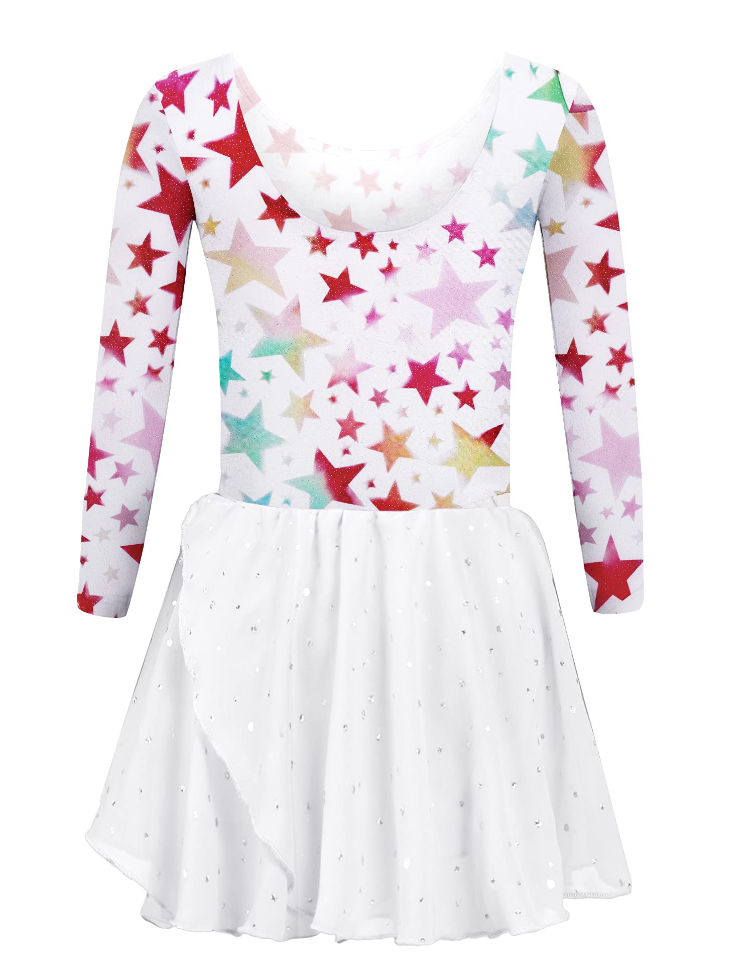 Trudge Ropa de Ballet para Niñas - Vestido Manga Corta de Algodón con Leotardo y Falda Tutú - Traje de Baile — view 25