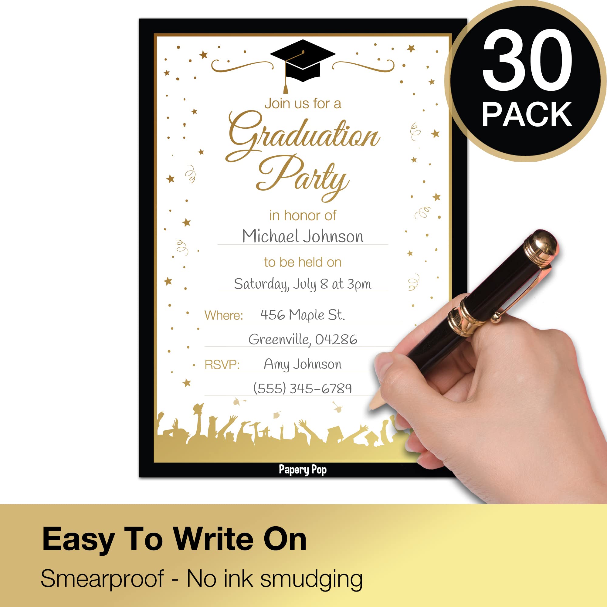 Plantilla De Invitaciones Para Graduación De Secundaria 2018