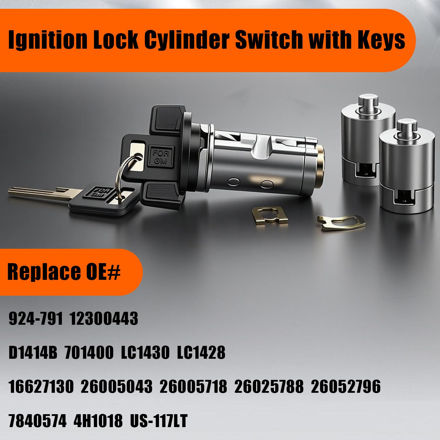 GM OEM Ignition & Door Lock Cylinder Set