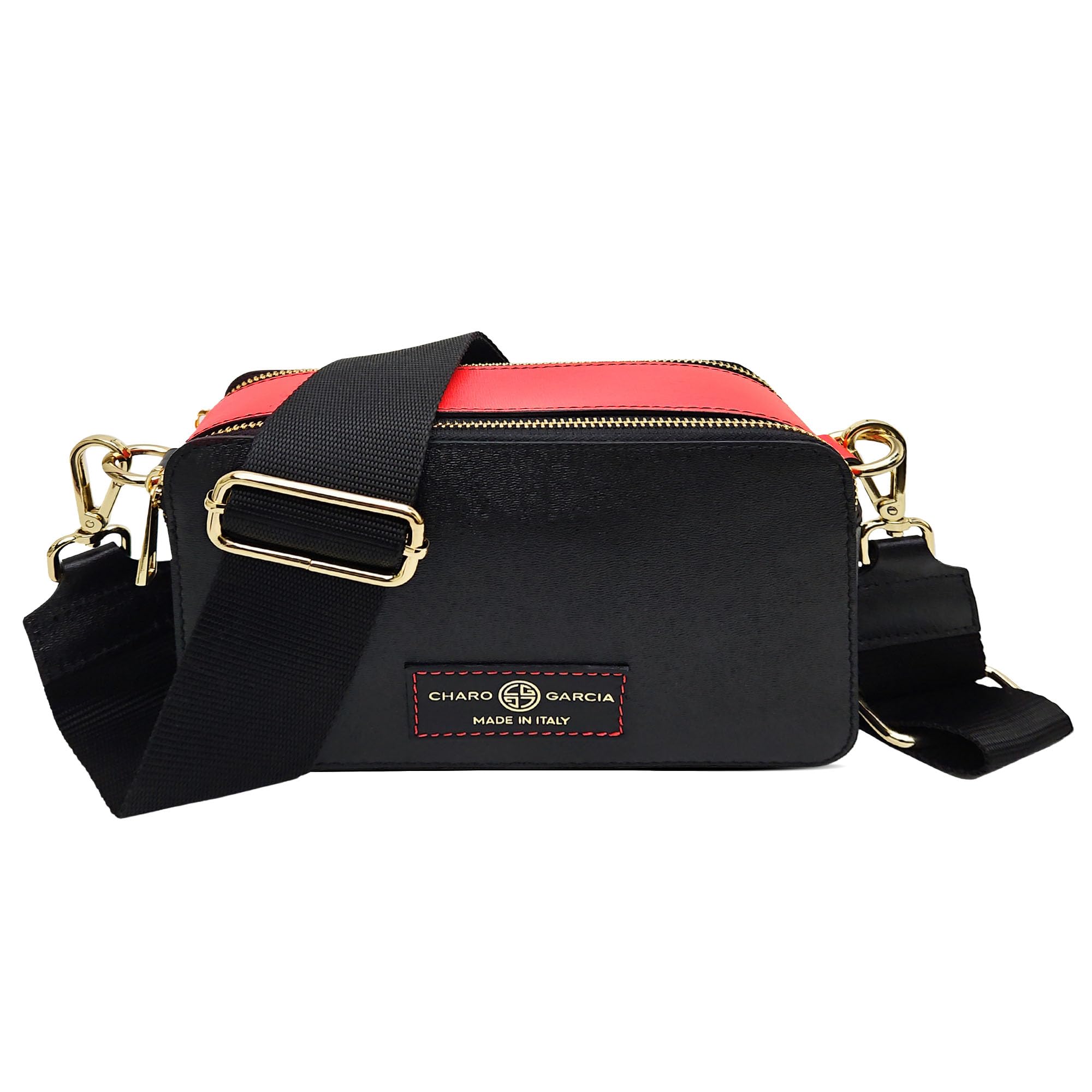 CHARO GARCIA Crossbody Bags for Women - Italian Cecilia Leather Purse - Festive Casual Outgoing Sling Bags