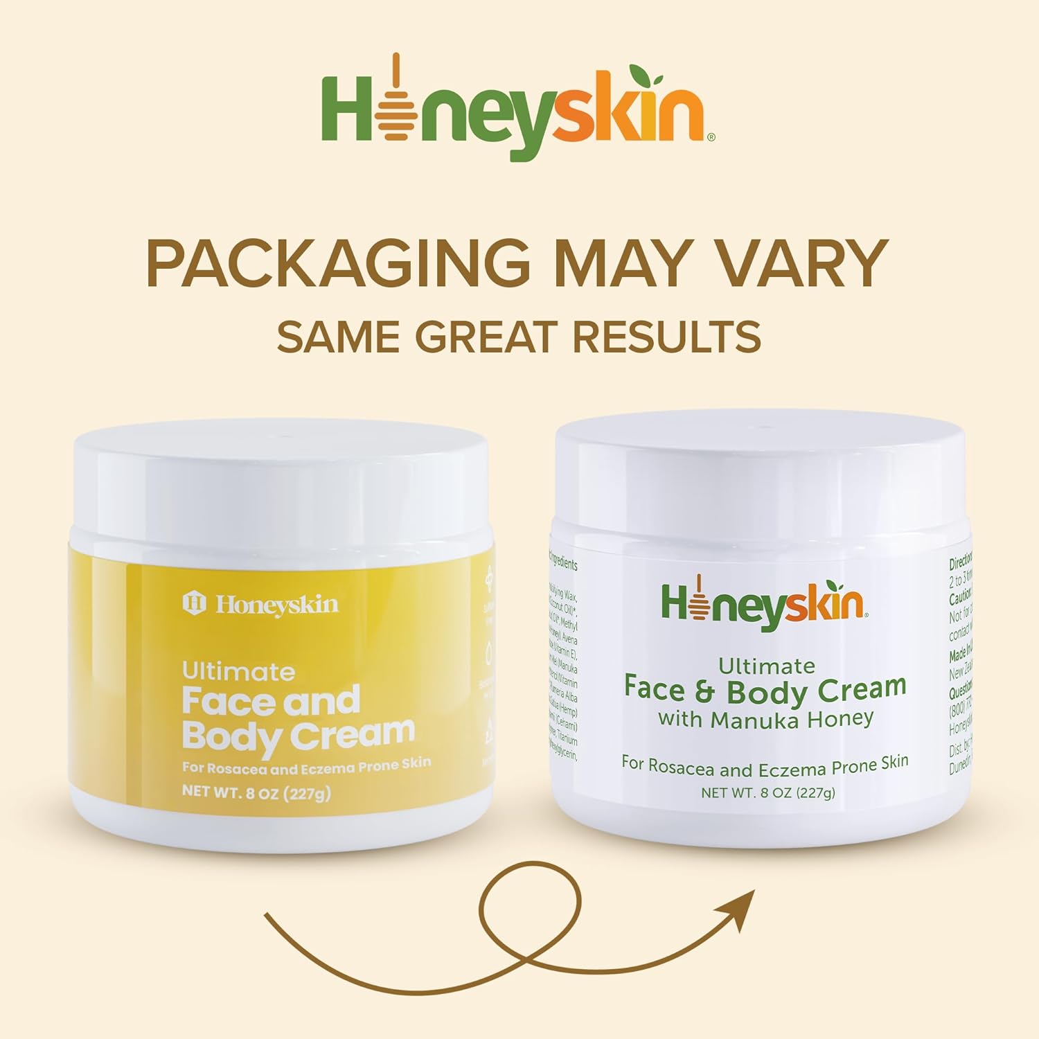Hydrating Face Moisturizer & Body Cream with Manuka Honey Cream - Organic Face Moisturizer with Honey for Extremely Dry Skin - for Dry & Itchy Skin, Rosacea & Eczema Prone Skin 8oz - Image 8