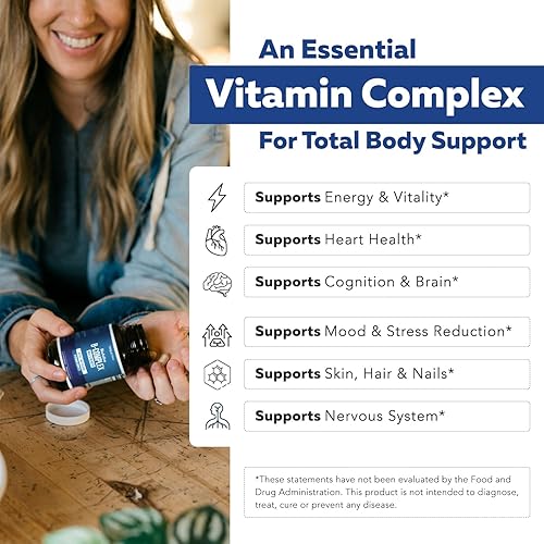 Miniatura 4 de BioActive Vitamin B Complex - Complejo B metilado listo para el torrente sanguíneo, con metilfolato, 3 formas bioactivas de B12, BenfoPure B1 y